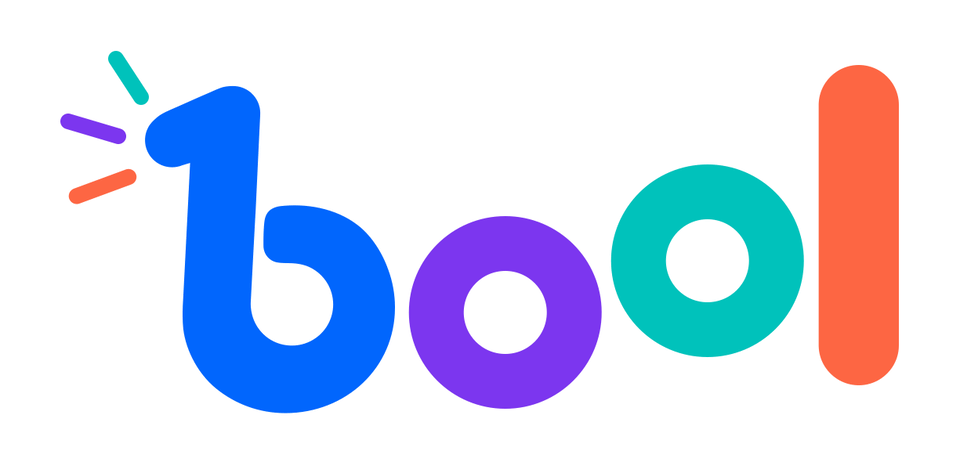 Bool wordmark, animated
